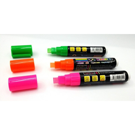 Marcador de Vinilo Fluorescente 12 mm