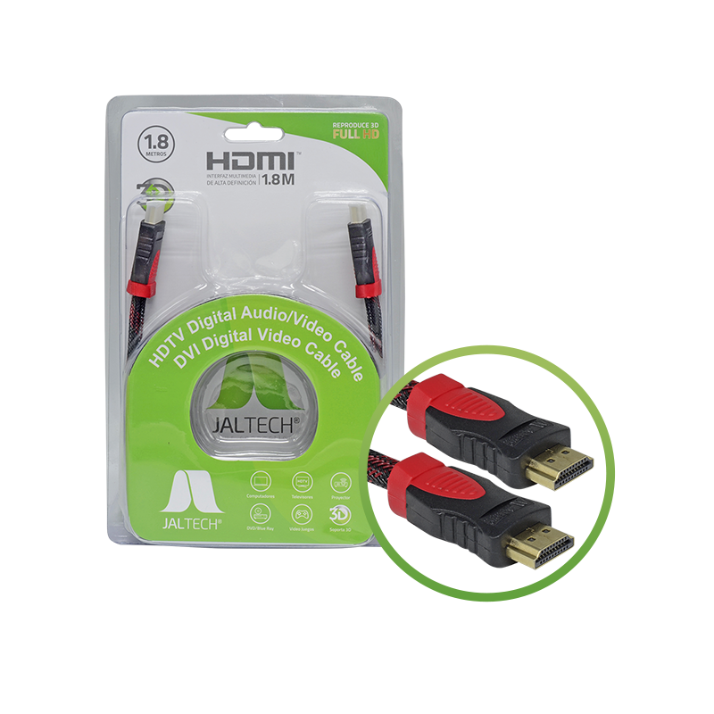 Cable HDMI 1.8 Mts. Full HD