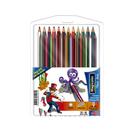 Colores Magicolor Doble Punta x24