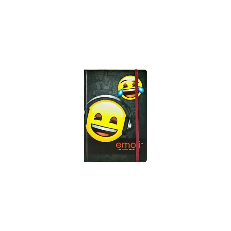 Mini Cuaderno con Banda Emoticones