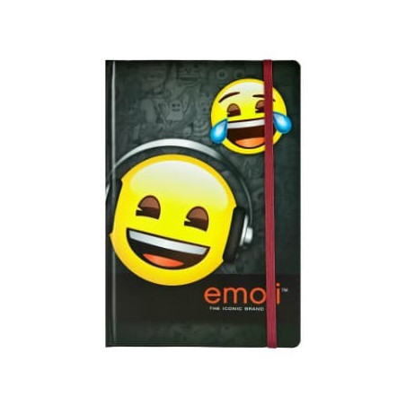 Mini Cuaderno con Banda Emoticones