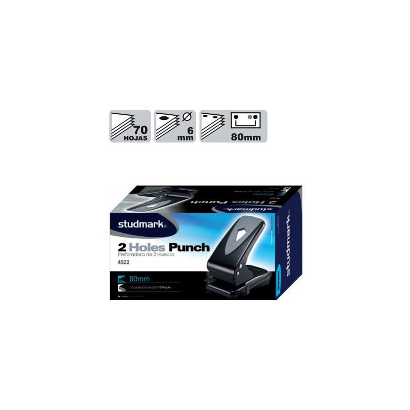 Perforadora de Dos Huecos Semi Industrial 70 Hojas