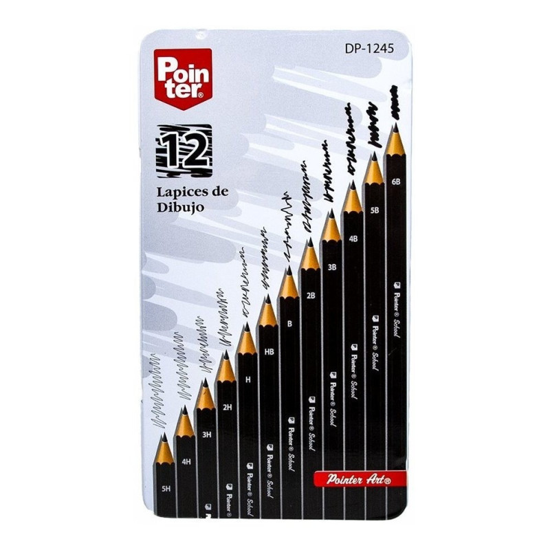 Lapices de Dibujo Graduados x 12