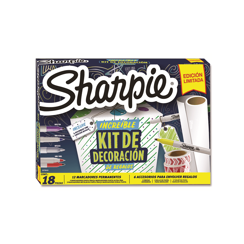 Sharpie Regalos x 18 Piezas