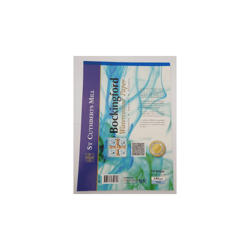 Block Papel Acuarela 240 Grs 25 x 35