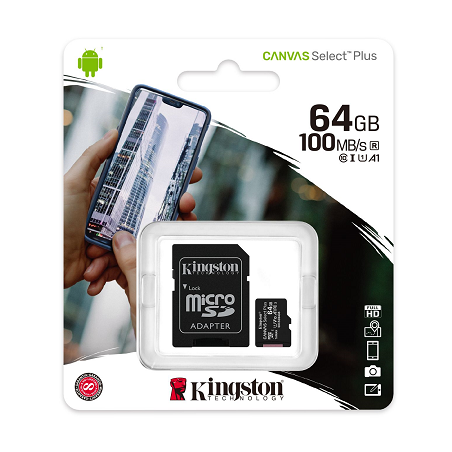 Memoria Micro SD 64 GB Cl 10 Kingston