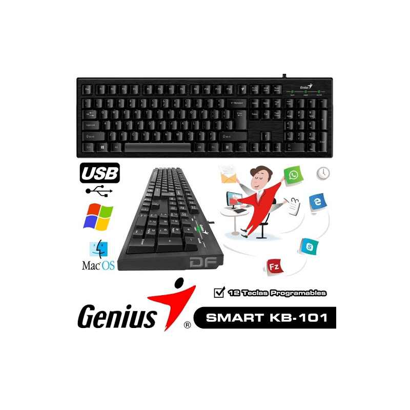 Teclado Genius Smart KB 100 - KB 101