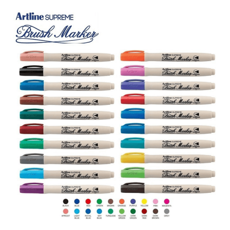 Marcador Artline Punta Pincel