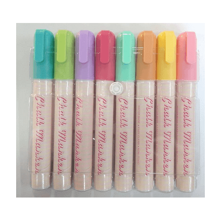 Marcador de Tiza Pastel x 8
