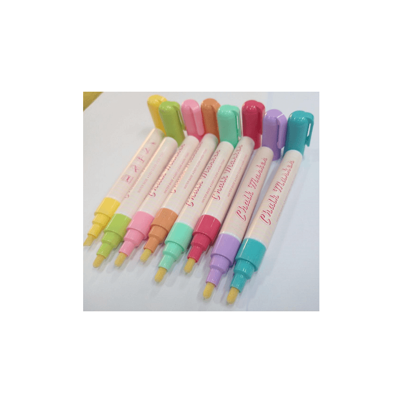 Marcador de Tiza Pastel x 8