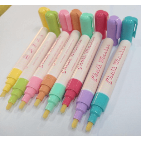 Marcador de Tiza Pastel x 8