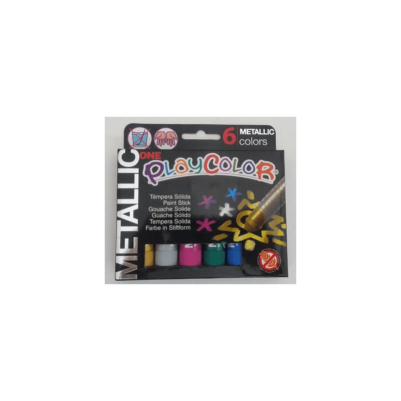 Marcador Metalizado Playcolor x 6