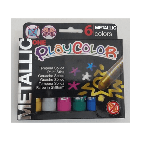 Marcador Metalizado Playcolor x 6