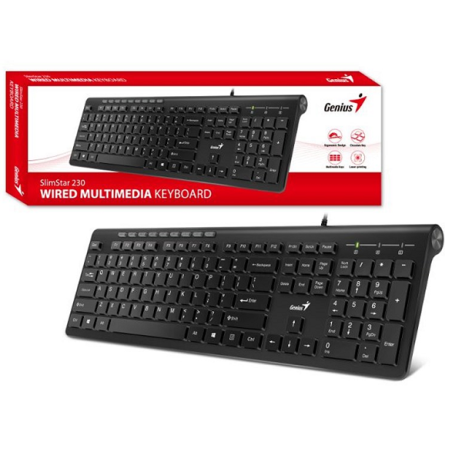 Combo Teclado Genius USB Slim Star C126