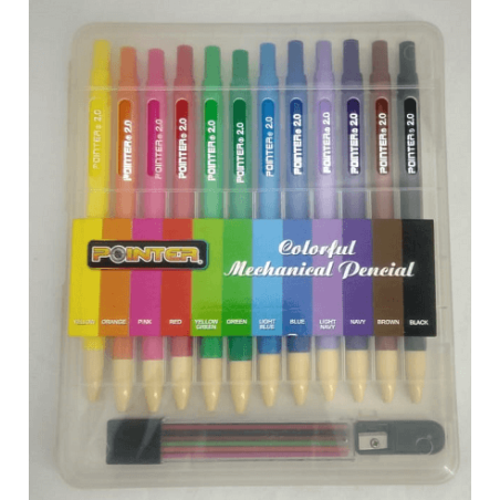 Portaminas 2 mm Caja x 12 Colores