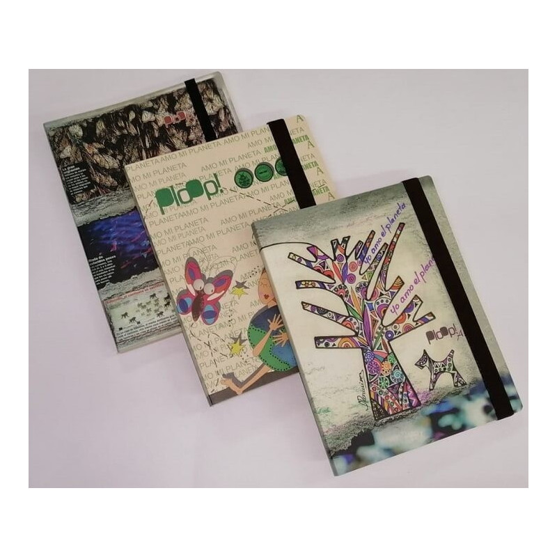 cuaderno ecologico cosido