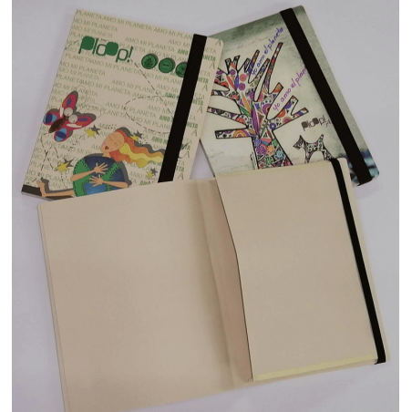 cuaderno ecologico cosido