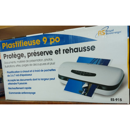 Laminadora Royal de 9 Pulgadas