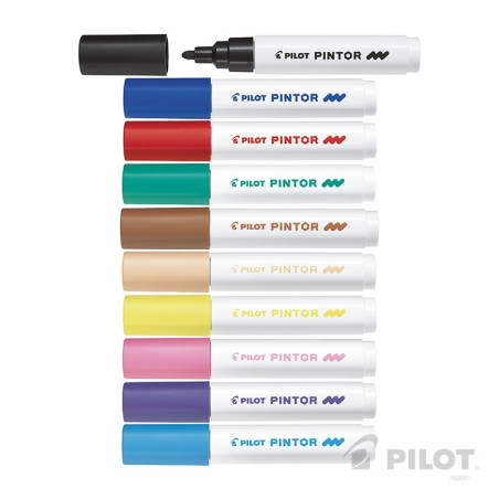Marcador A Base De Agua Pilot Pintor Punta Media
