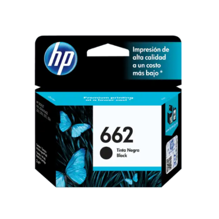 Cartucho HP 662 Negro