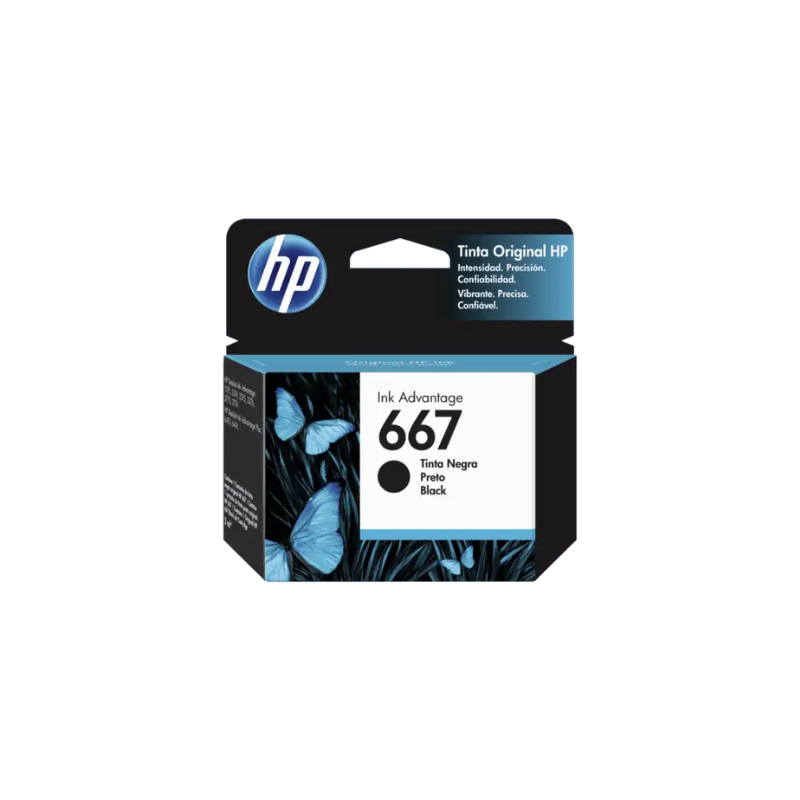 Cartucho HP 667 Negro