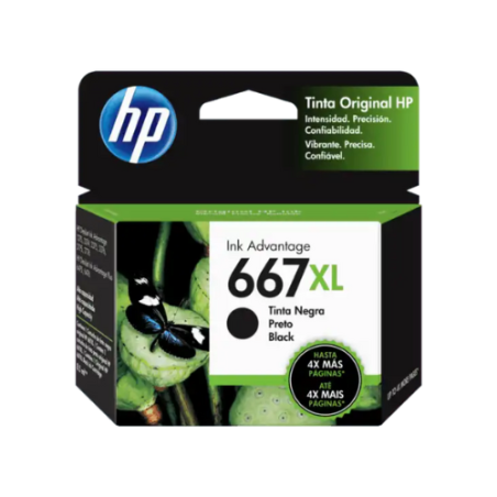 Cartucho HP 667XL Negro