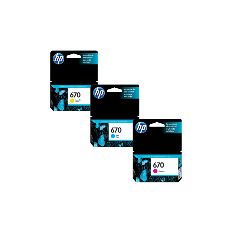 Cartucho HP 670 Color