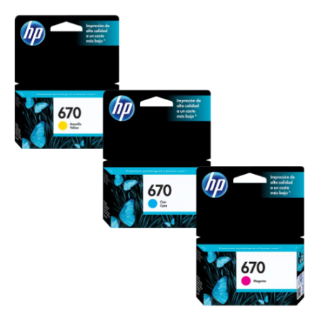 Cartucho HP 670 Color