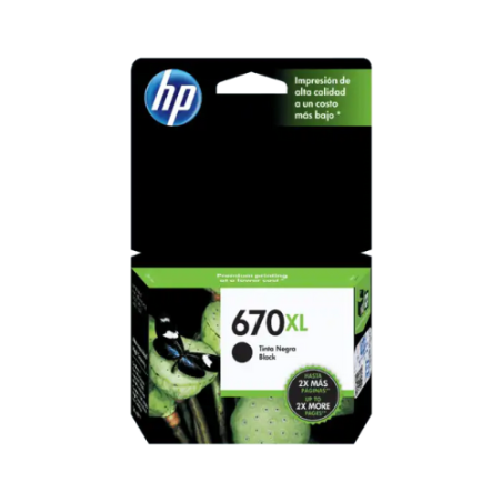Cartucho HP 670XL