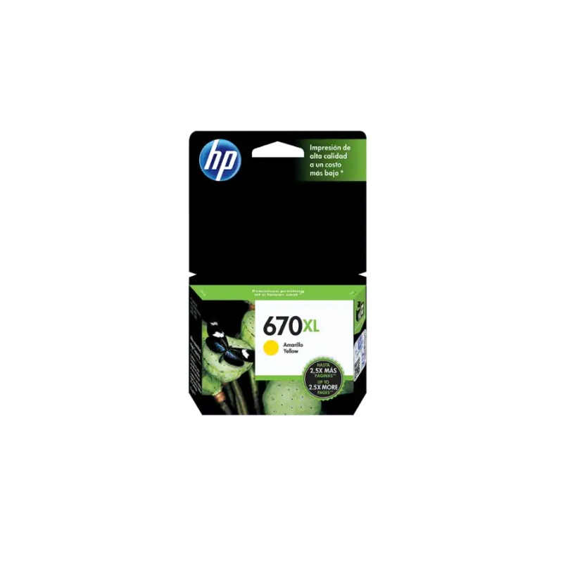Cartucho HP 670XL