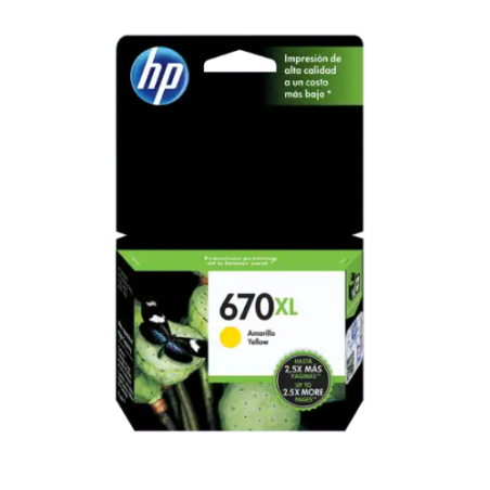 Cartucho HP 670XL