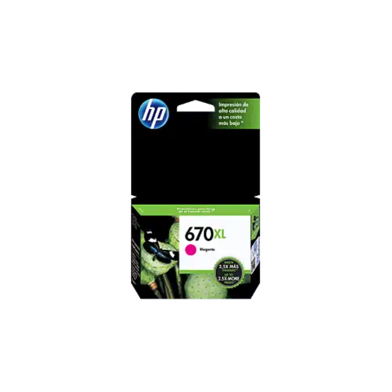 Cartucho HP 670XL
