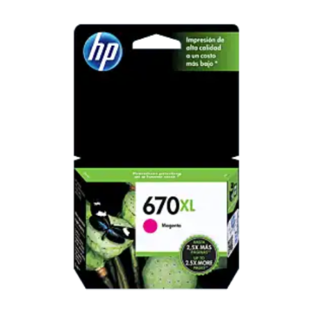 Cartucho HP 670XL