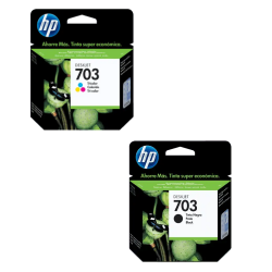 Cartucho HP 703 Combo Negro - Color