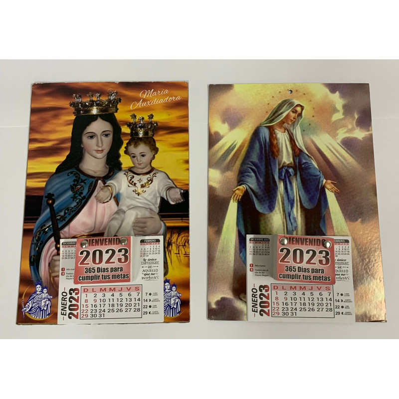 Calendario de pared de Santos