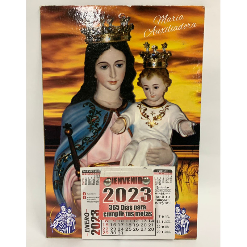 Calendario de pared de Santos