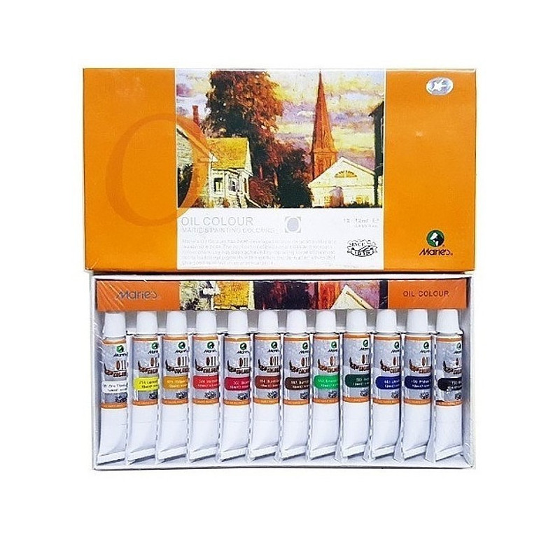 Pintura Oleo Maries x 12