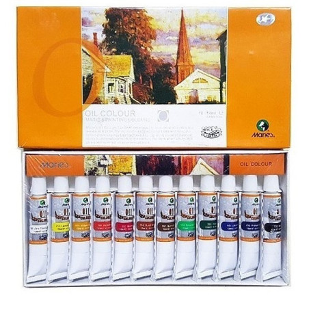 Pintura Oleo Maries x 12