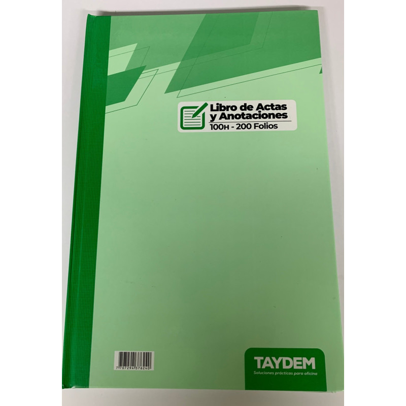 Libro Contable Para Actas 200 Folios