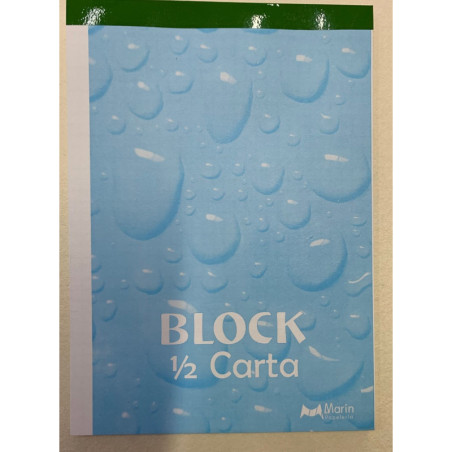 Block 1/2 Carta Rayado