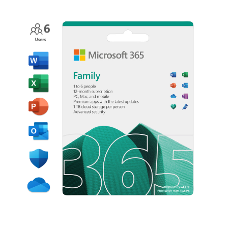 Licencia Microsoft Office 365 Family
