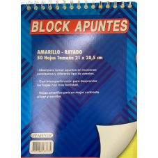 Block Amarillo Argollado 50...