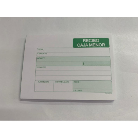 Recibo de Caja Menor