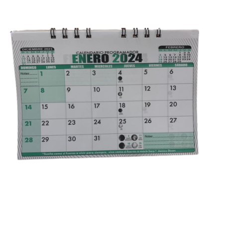 calendario de mesa 2026