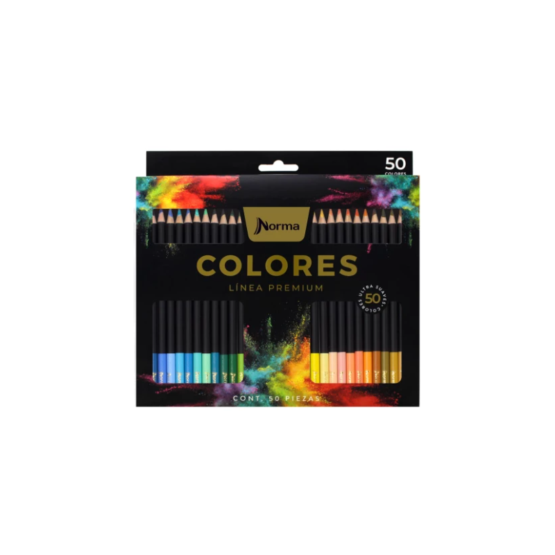 Colores Artisan Black x 50 Caja Metálica