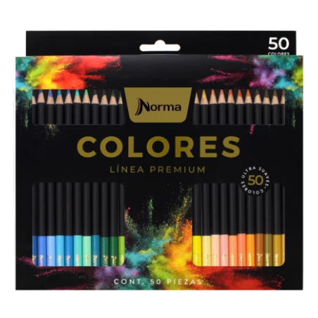 Colores Artisan Black x 50 Caja Metálica