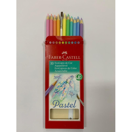 Colores Faber Castell Acuarelable Pastel x 10