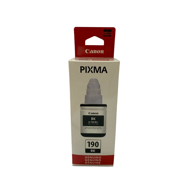 Botella de Tinta Canon 190 Negra