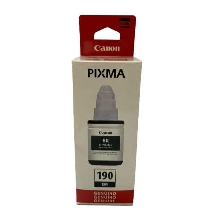 Botella de Tinta Canon 190 Negra