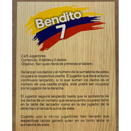Bendito 7 Juego de Integración